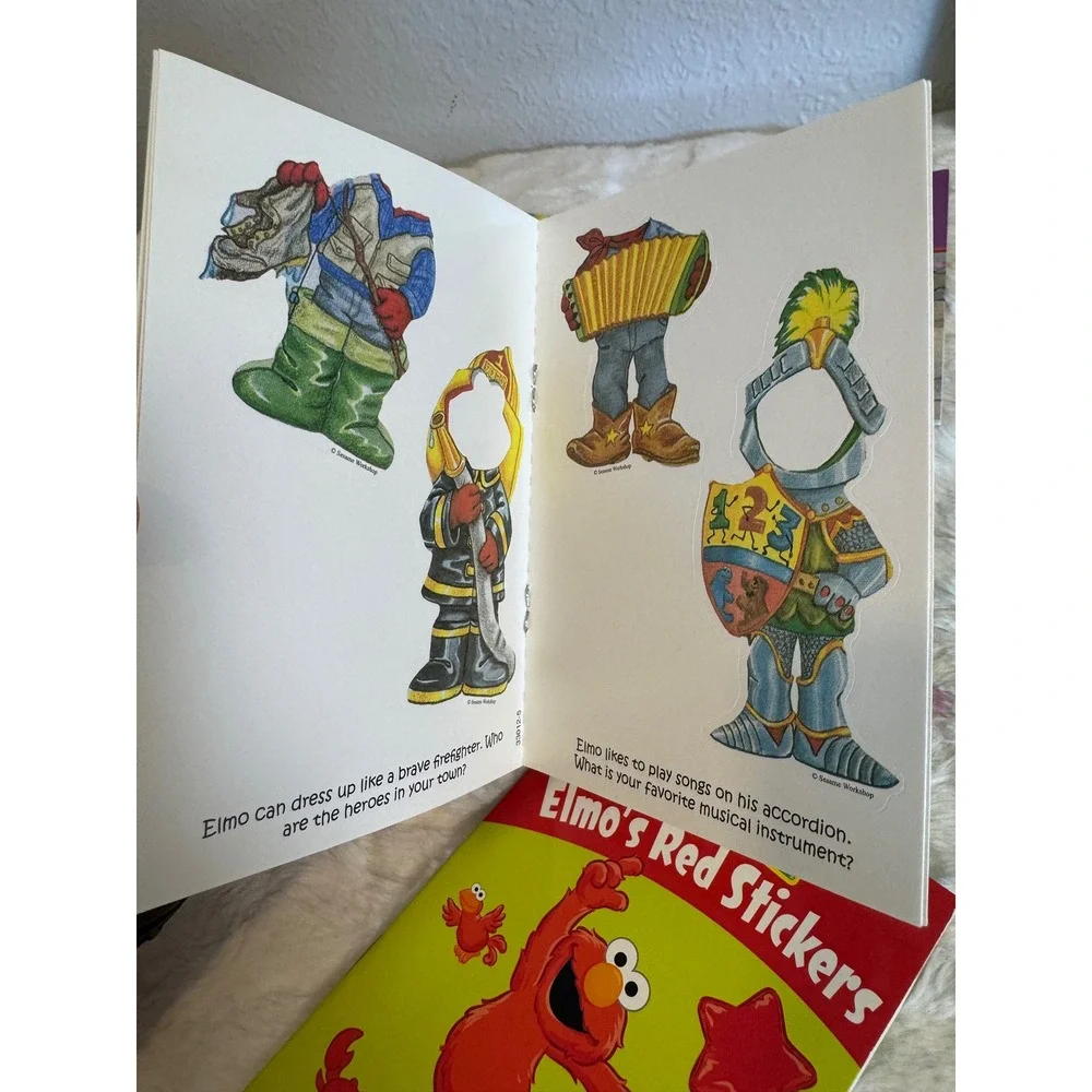 Sesame Street Dover Little Activity Books Lot Elmo Big Bird Count ABC 6 Books